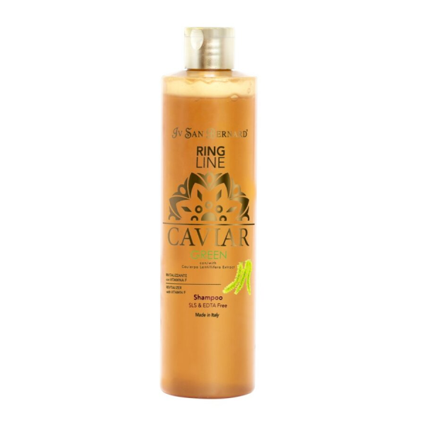 Iv San Bernard Caviar GREEN Shampoo SLS/EDTA Free, 300 ml - dzīvīgums, stiprums, atjaunošana, bez silikoniem