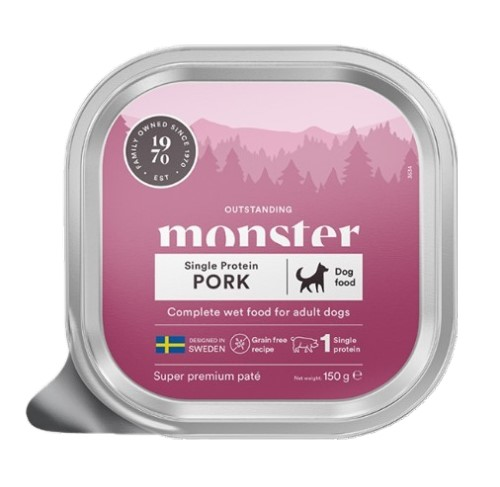 Monster Dog Pork Pate tray 150g