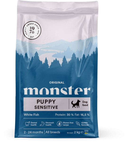 Monster Dog Original Puppy Sensitive White Fish 2kg