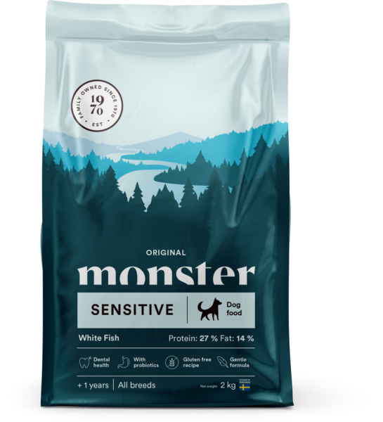 Monster Dog Original Sensitive White Fish 2kg