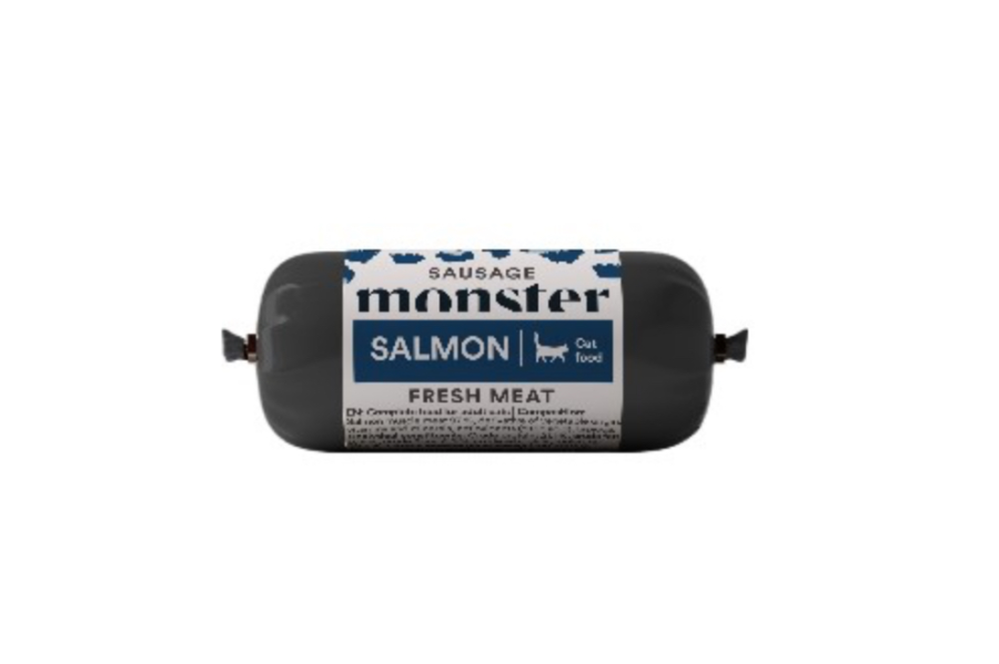 Monster Cat Sausage Salmon (lasis) 80g