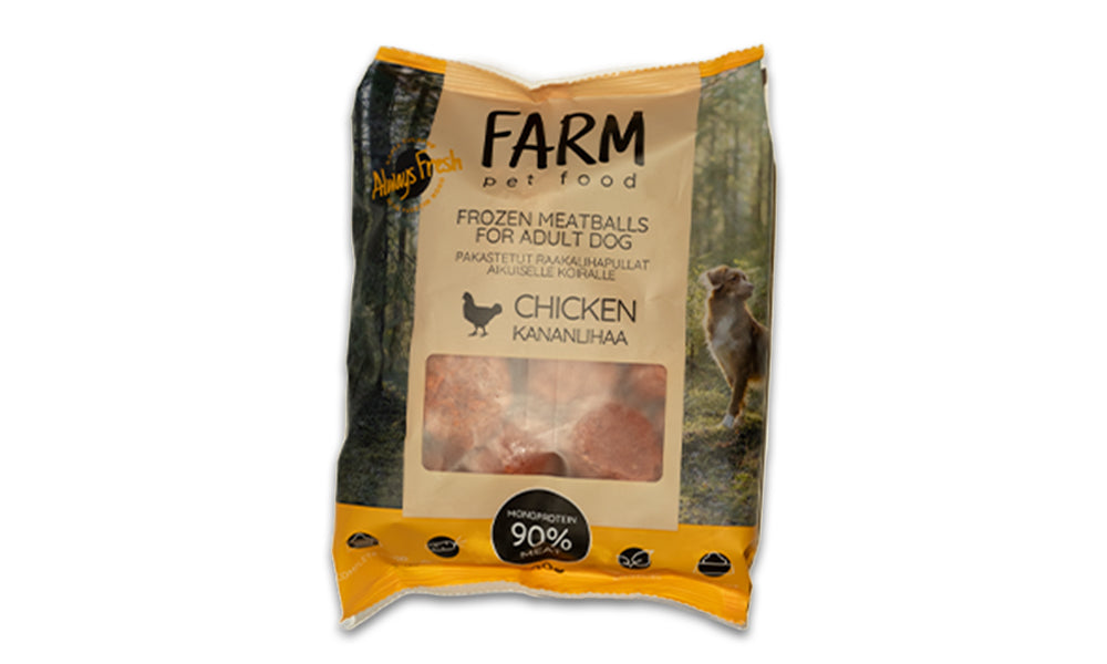 FARM pet food vistas bumbiņas 500g