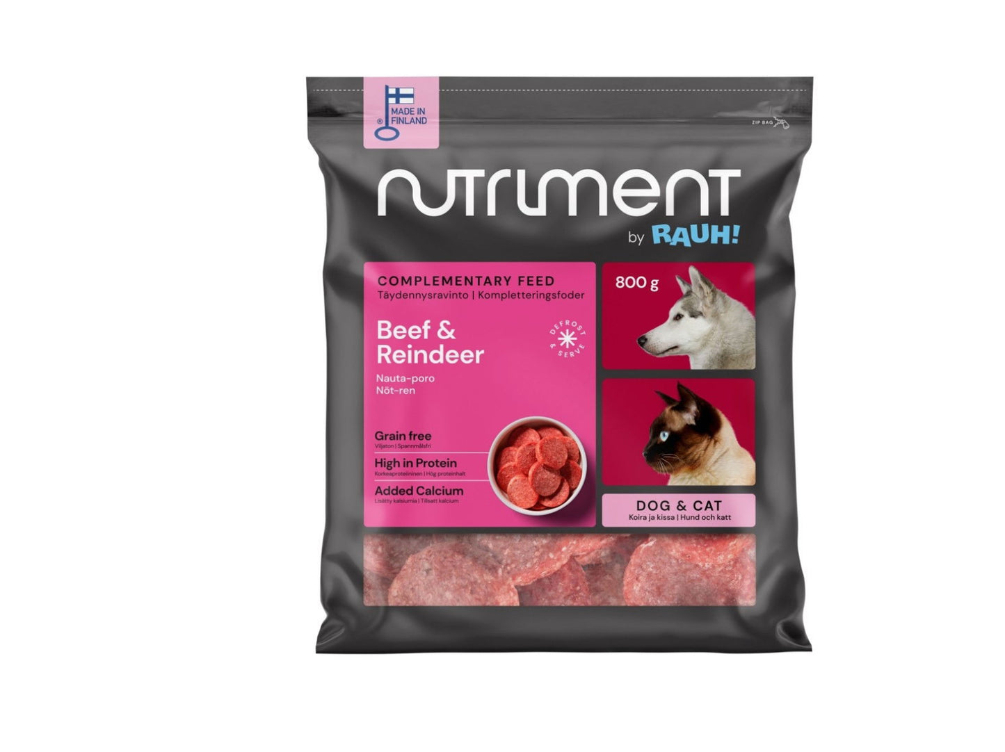 RAUH Liellops un ziemeļbriedis 800g