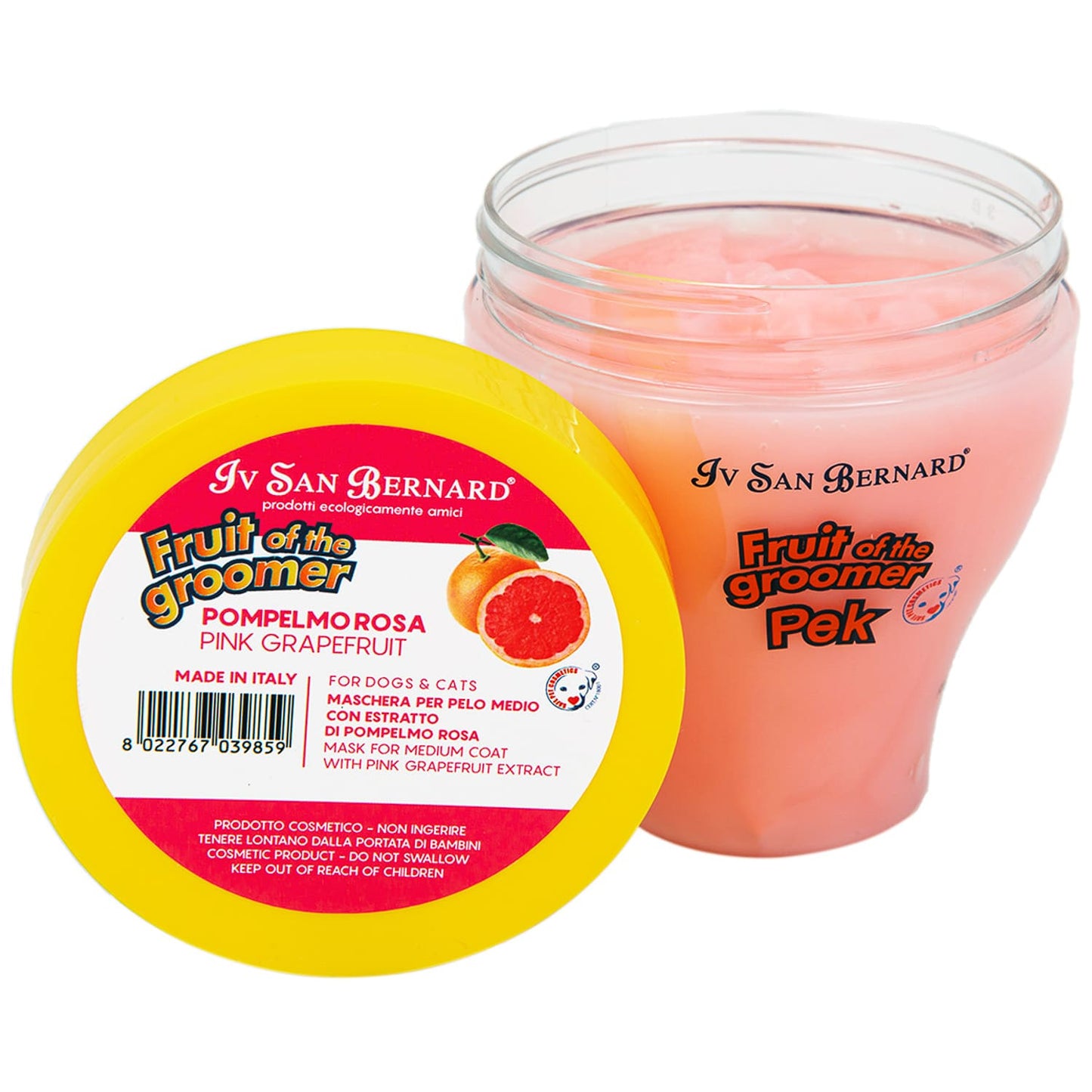 Iv San Bernard Pink Grapefruit Mask, 250 ml - vidējā garuma spalvai, atdzīvina, tonizē, atjauno, baro un mitrina