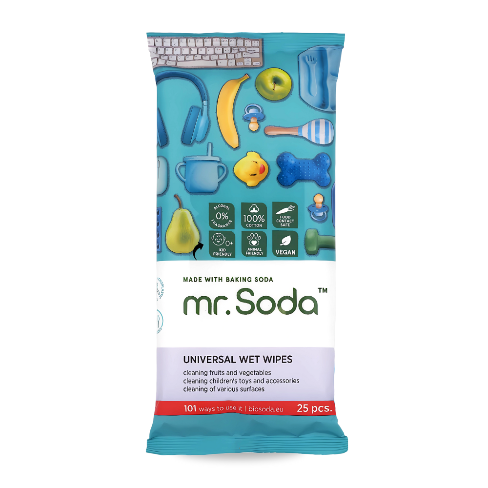 Mr.Soda Universal wet wipes, 25 pcs