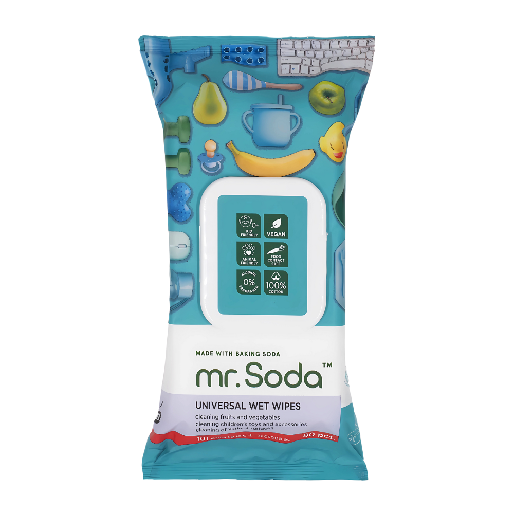 Mr.Soda Universal wet wipes, 80 pcs