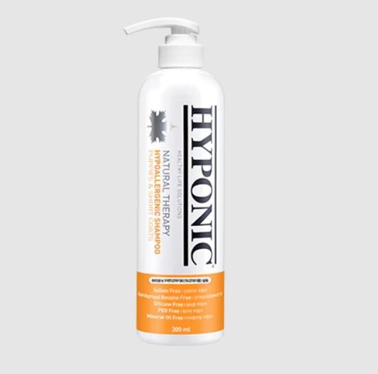 HYPONIC Hypoallergenic Shampoo For puppies & short coats, 300mll - hipoalerģisks šampūns kucēniem un īsai spalvai