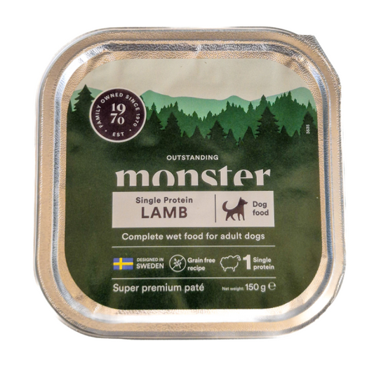 Monster Dog Lamb Pate Tray 150g