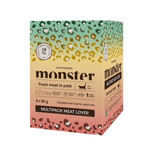 Monster Cat Pouches Multipack Meat Lover 85g