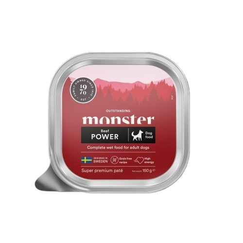 Monster Dog Power Beef Pate 150g
