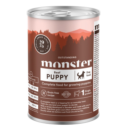 Monster Dog Puppy Beef Burk 400g
