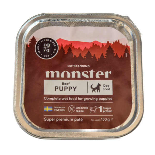 Monster Dog Puppy Pate Tray 150g