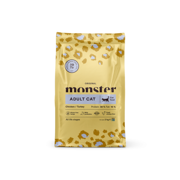 Monster Cat Original Adult Chick/Turkey 2kg