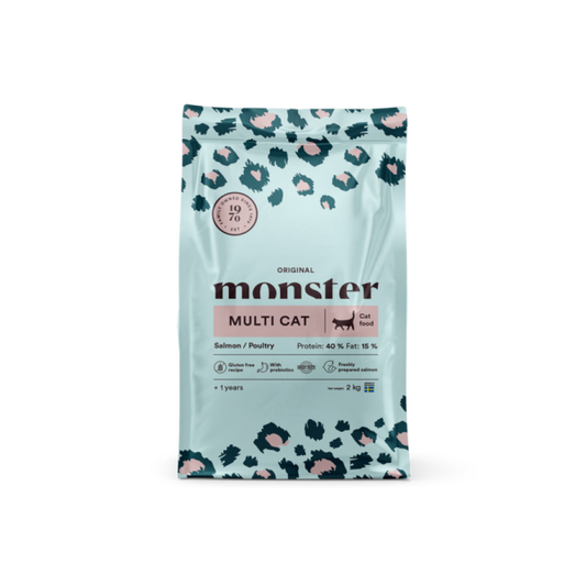 Monster Cat Original Multicat Salmon/Poultry 2kg