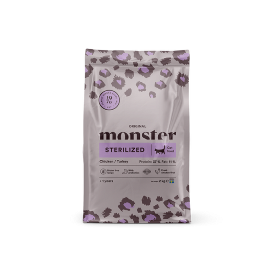 Monster Cat Original Strerilized Chicken/Turkey 2kg