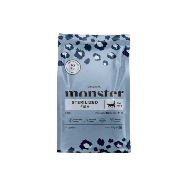 Monster Cat Original Sterilized Fish 2kg