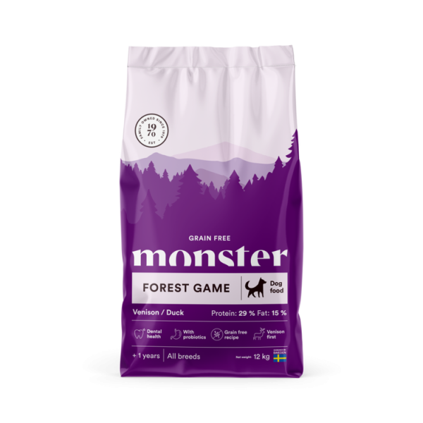 Monster Dog Grain Free Forest Game 12kg