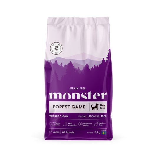 Monster Dog Grain Free Forest Game 12kg