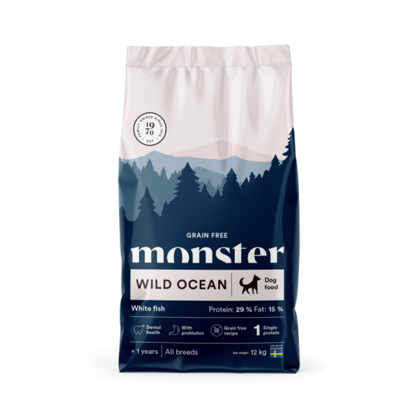 Monster Dog Grain Free Wild Ocean Sensitive 12kg