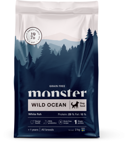 Monster Dog Grain Free Wild Ocean Sensitive 2kg