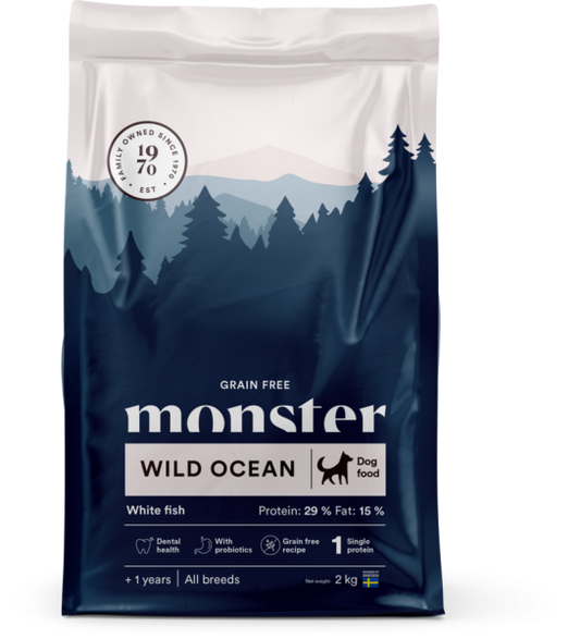 Monster Dog Grain Free Wild Ocean Sensitive 2kg