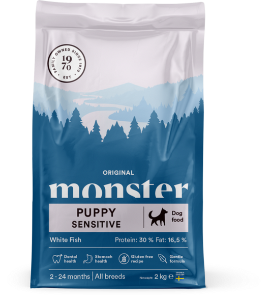 Monster Dog Original Puppy Sensitive White Fish 2kg
