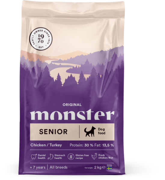 Monster Dog Original Senior Chick/Turkey 2kg