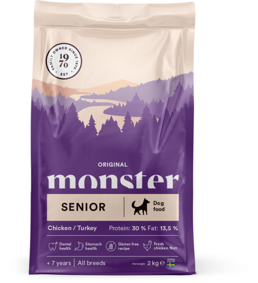 Monster Dog Original Senior Chick/Turkey 2kg