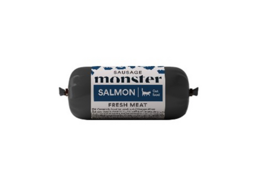 Monster Cat Sausage Salmon (lasis) 80g