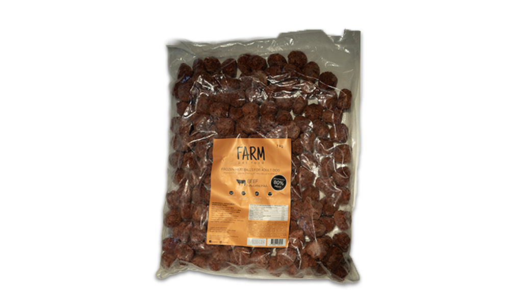 FARM pet food liellopa bumbiņas 3kg