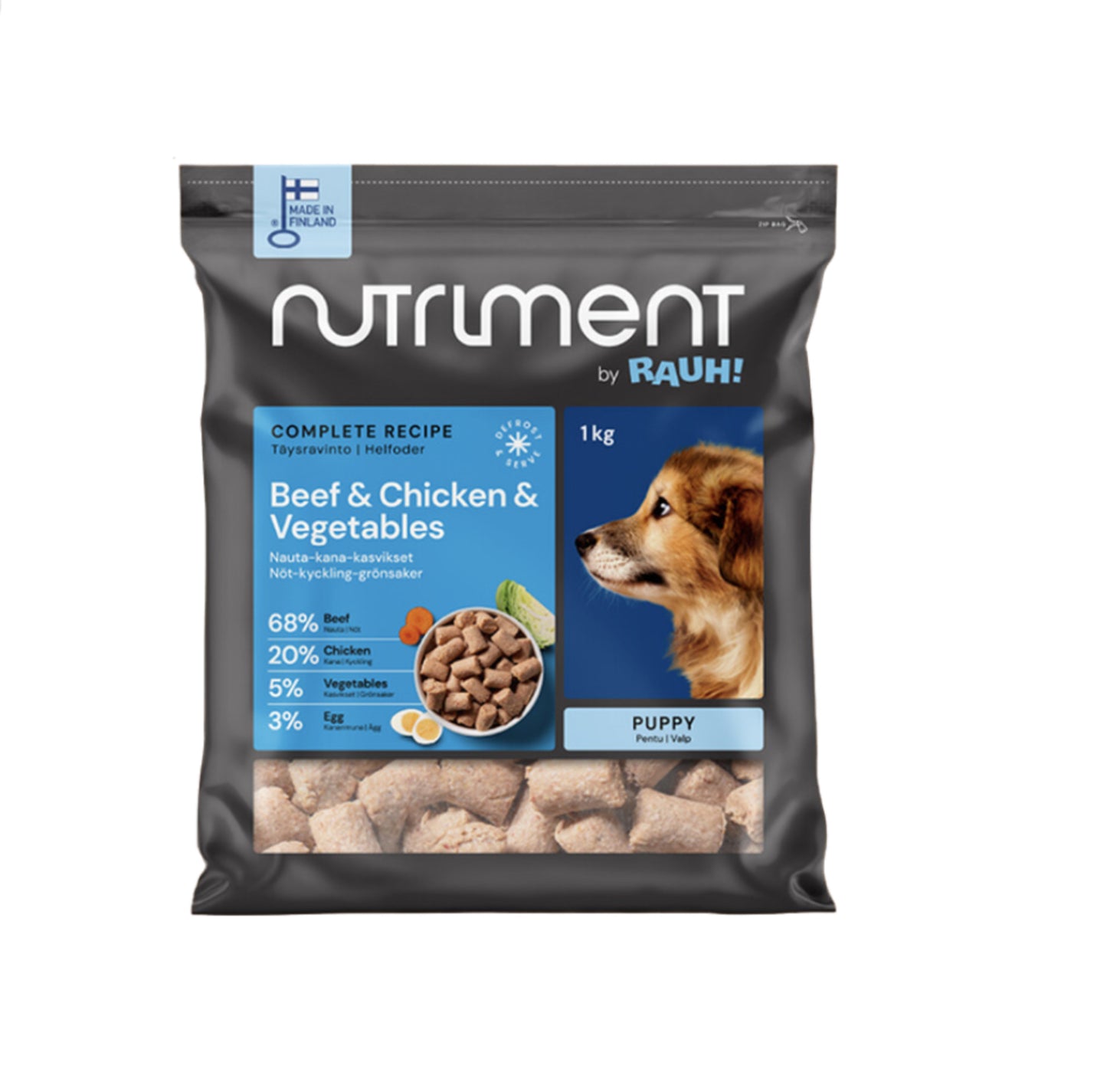 RAUH kucēniem liellops, vista, dārzeņi 1kg
