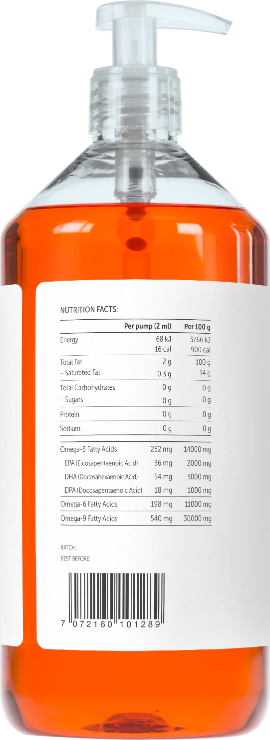 BRILLIANT Lašu eļļa mājdzīvniekiem 1000ml