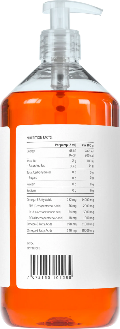 BRILLIANT Lašu eļļa mājdzīvniekiem 1000ml