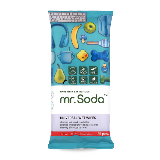 Mr.Soda Universal wet wipes, 25 pcs