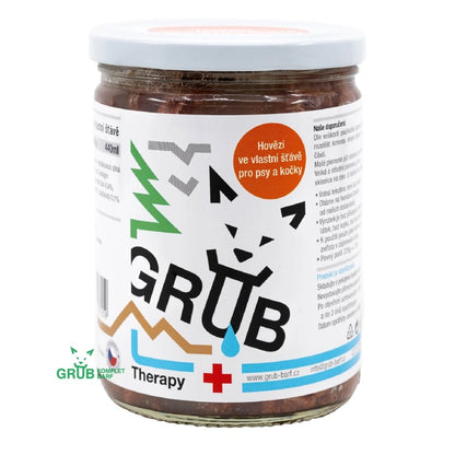 Grub Barf liellopu gaļa savā sulā, 440ml