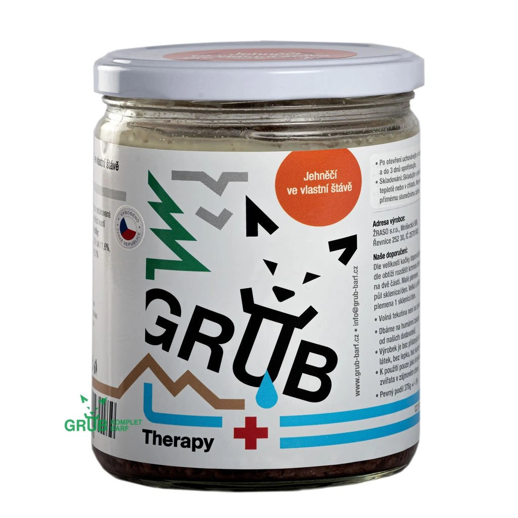 Grub Barf, jēra gaļa savā sulā, 220ml