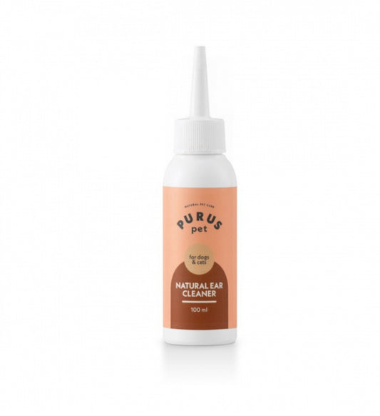 Purus Pet Dabīgs ausu tīrīšanas līdzeklis suņiem un kaķiem 100ml