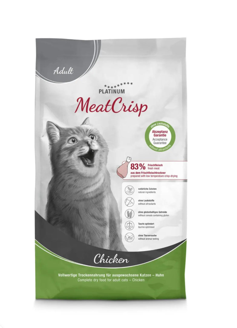PLATINIUM MeatCrisp Kaķiem pieaugušiem vista 1.5kg